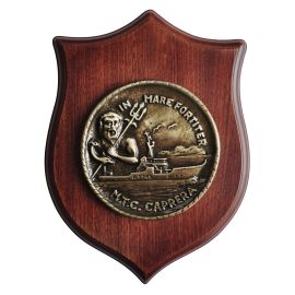CREST IN METALLO M.M. NAVE CAPRERA