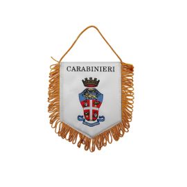 GAGLIARDETTO ARALDICO CARABINIERI PENTAGONALE PICCOLO 12X11,5 CM