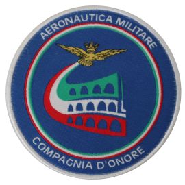 PATCH RICAMATA CON VELCRO DIAMETRO 90MM COMAGNIA ONORE