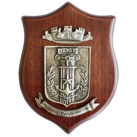 CREST IN METALLO M.M. DIR. DI COMMISARIATO TARANTO