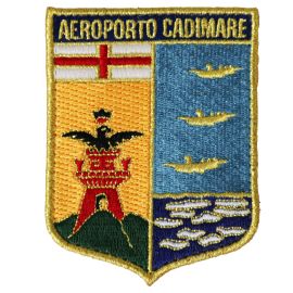 PATCH RICAMATA CON VELCRO 70X90MM AEROPORTO CADIMARE