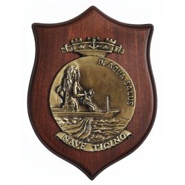 CREST IN METALLO M.M. NAVE TICINO