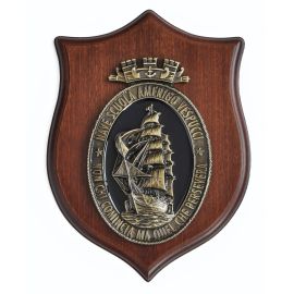 CREST IN METALLO SMALTATO M.M. A. VESPUCCI