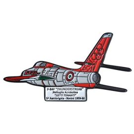 MAGNETE IN METALLO SMALTATO A.M. F-84F THUNDERSTREAK GETTI TONANTI