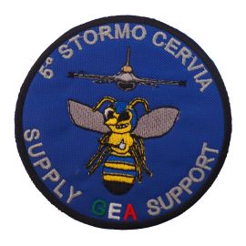 PATCH RICAMATA DA CUCIRE DIAMETRO 85MM 5 STORMO CERVIA GEA