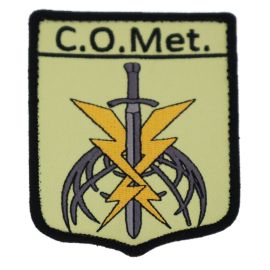 PATCH ALTA VISIBILITA RICAMATA CON VELCRO 90X70MM COMET