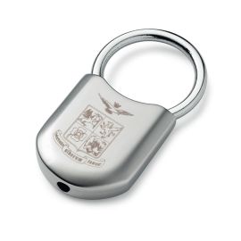 PORTACHIAVI ACCIAIO LUCCHETTO ROTONDO