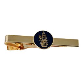FERMACRAVATTA CON LOGO IN SMALTO LEVIGATO A. VESPUCCI