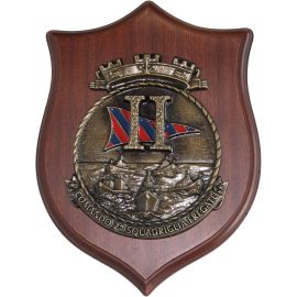 CREST IN METALLO M.M. COM. SECONDA SQUAD.FREGATE