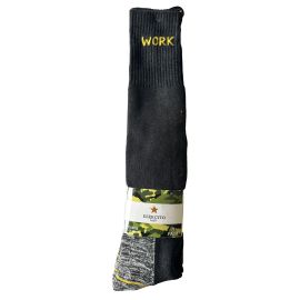 CALZA UOMO LUNGO WORK MEZZA SPUGNA
