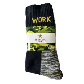 CALZA UOMO CORTO WORK MEZZA SPUGNA