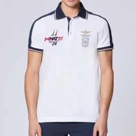 POLO A MANICA CORTA OFF WHITE