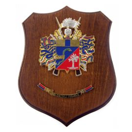 CREST VECCHIO STEMMA ARALDICO ANNO 1977 CARABINIERI MIS CM 22,5X17,5