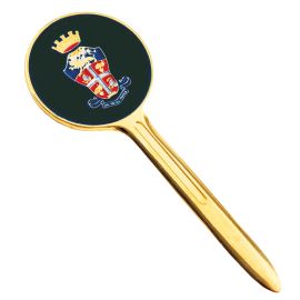 TAGLIACARTE PALETTA STEMMA ARALDICO CARABINIERI IN SCATOLINA BIANCA