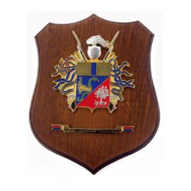 CREST VECCHIO STEMMA ARALDICO ANNO 1952 CARABINIERI MIS CM 22,5X17,5