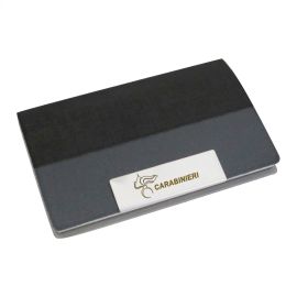 PORTABIGLIETTI DA VISITA IN METALLO CON LOGO CARABINIERI