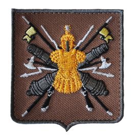 TOPPA ALTA VISIBILITA' CON VELCRO ARALDICO SME