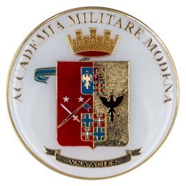 FERMACARTE IN METALLO SMALTATO ACCADEMIA MILITARE MODENA E.I.