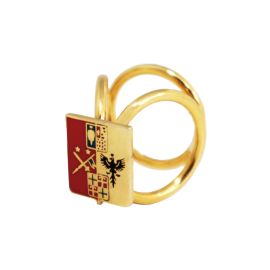 FERMAFOULARD CON LOGO SMALTATO ACCADEMIA MILITARE MODENA E.I.