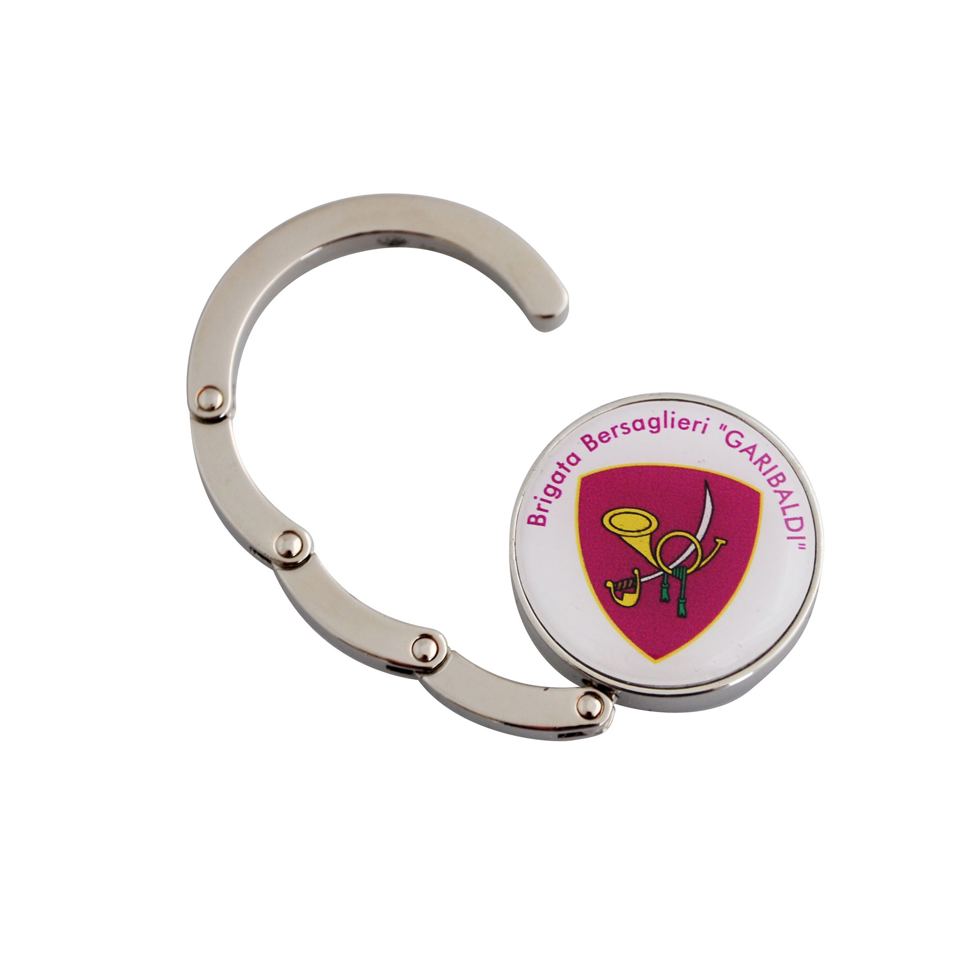 APPENDIBORSA IN METALLO BRIGATA BERSAGLIERI GARIBALDI E.I.