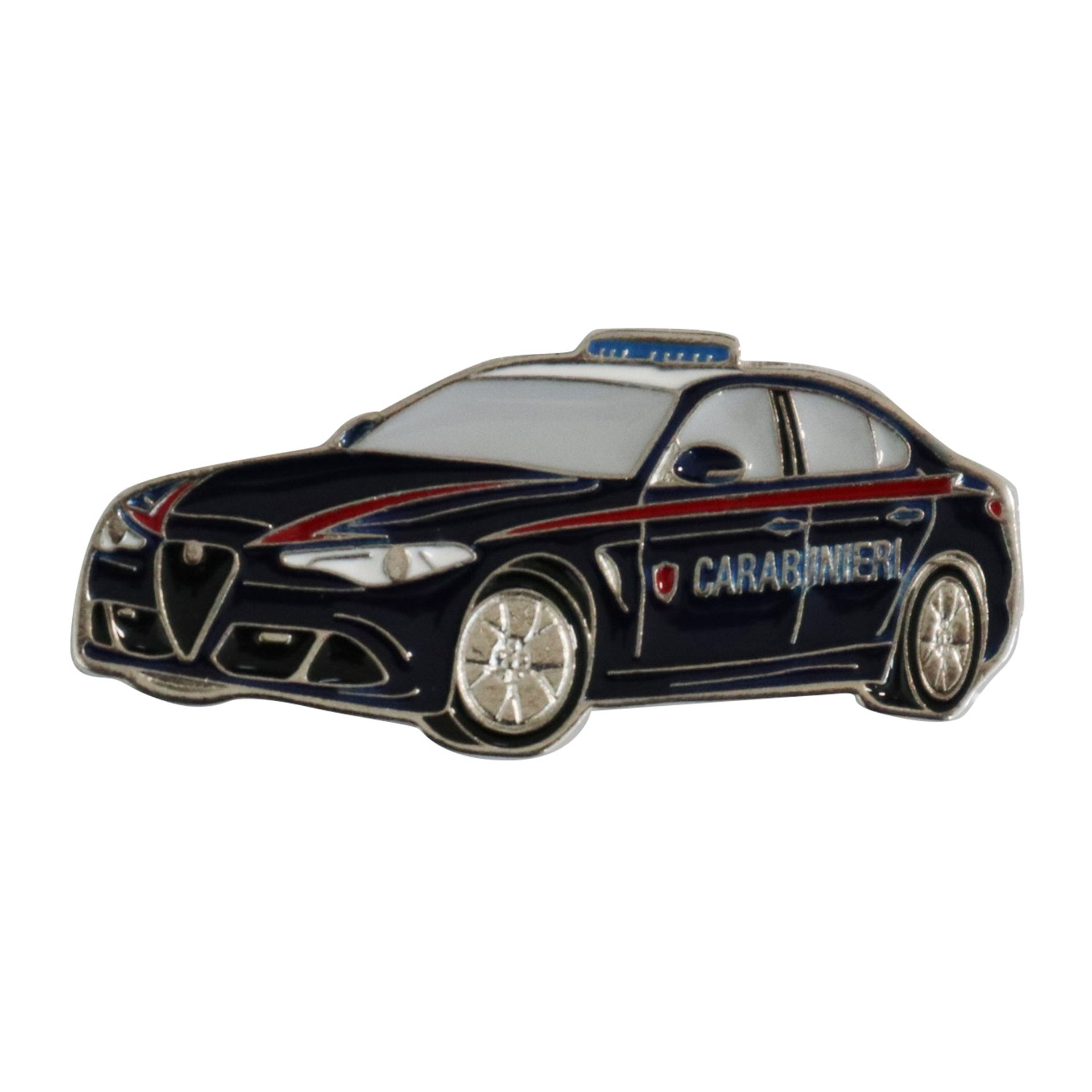 MAGNETE IN METALLO SMALATATO MACCHINA GIULIA CARABINIERI