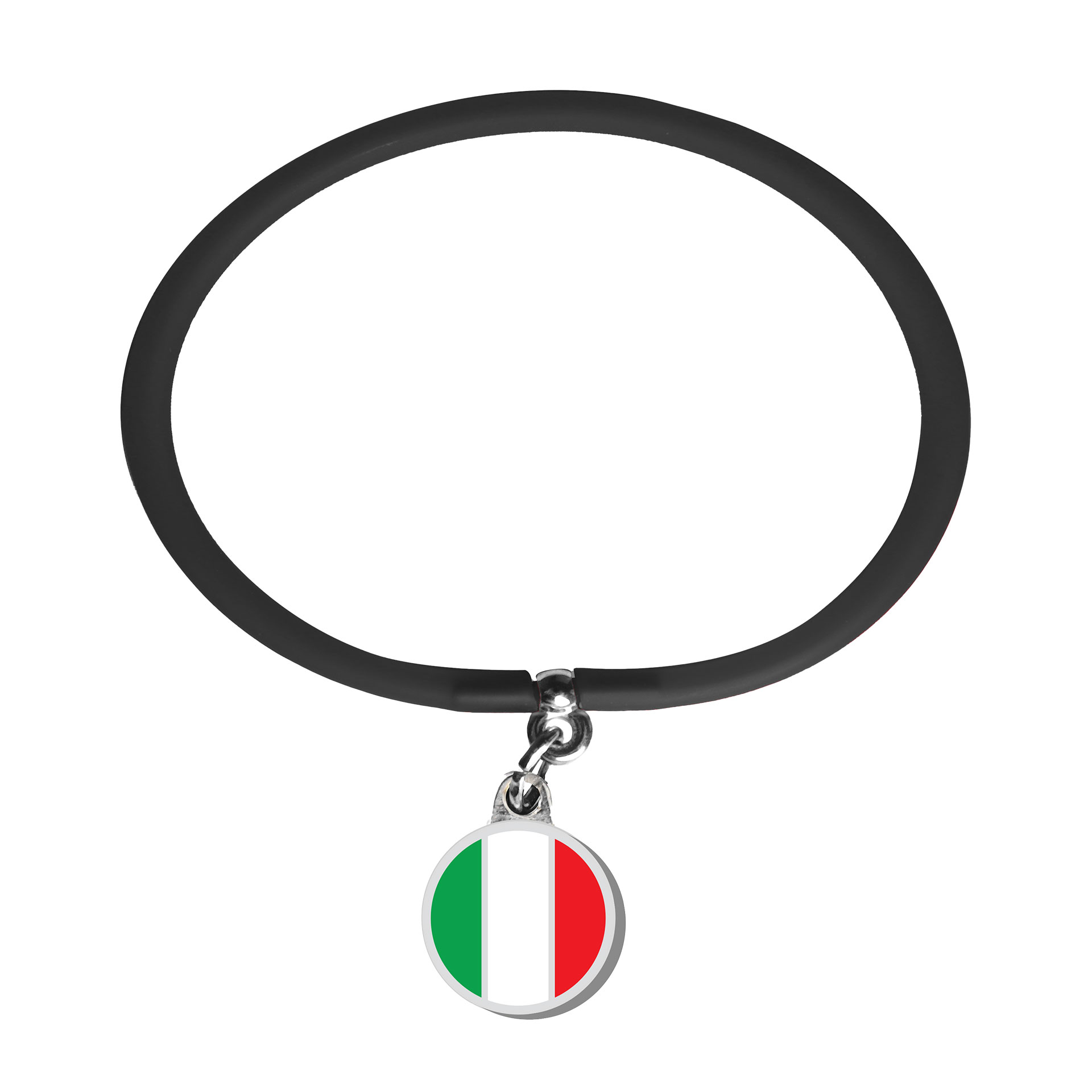 BRACCIALETTO IN SILICONE NERO