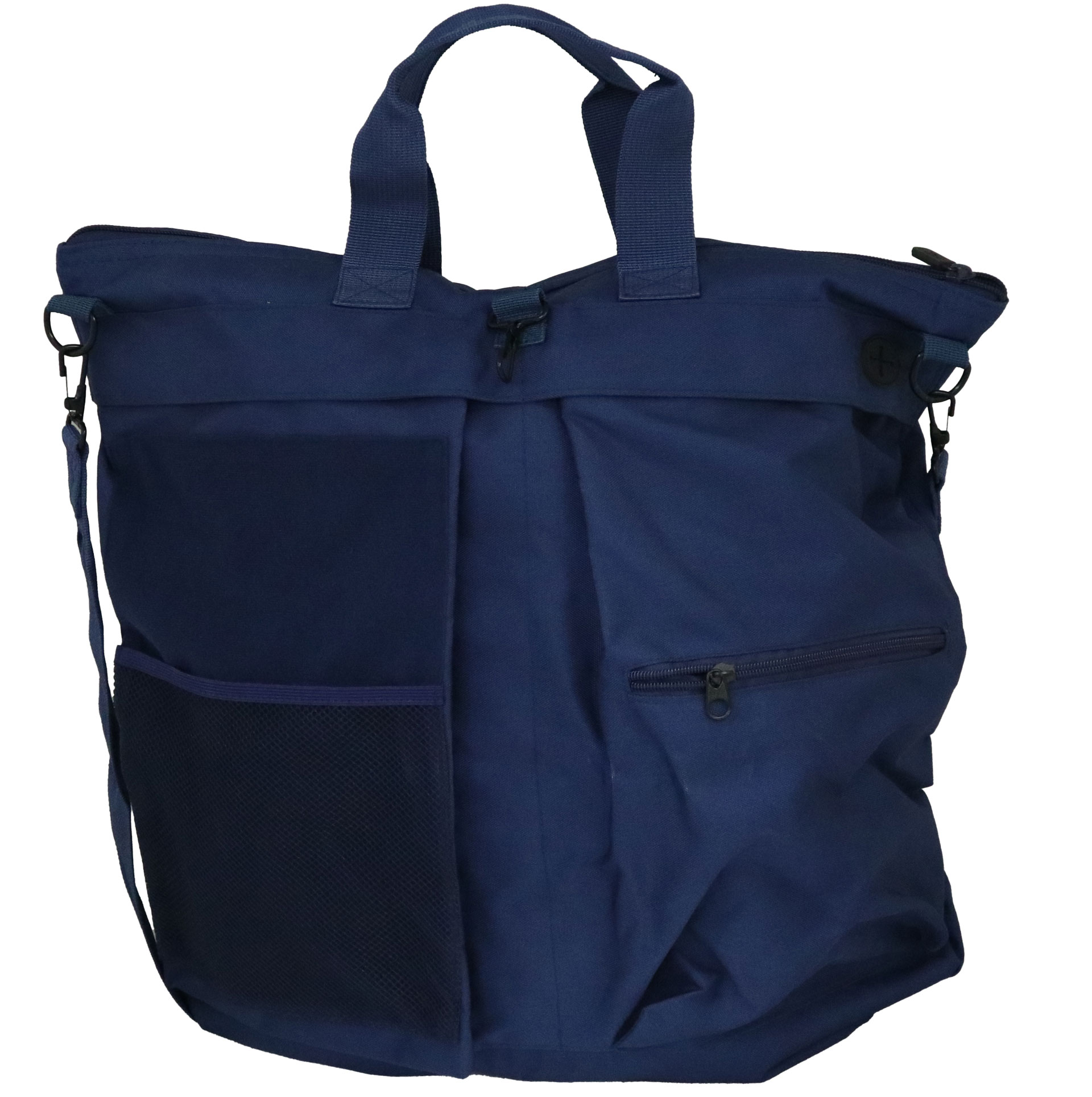 BORSA PORTACASCO BLU CON LOGO FRECCE TRICOLORI