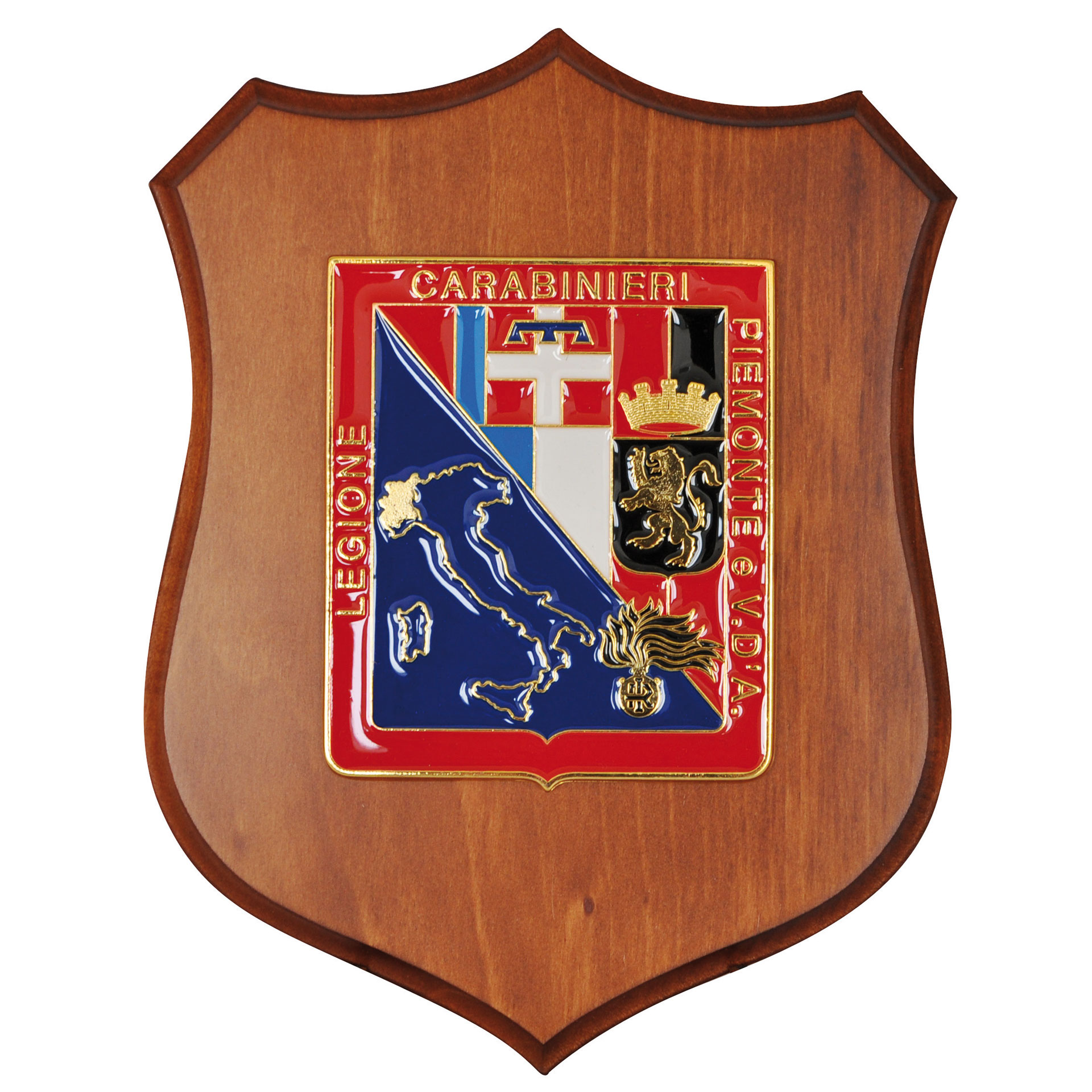 CREST CARABINIERI LEGIONE PIEMONTE E VALLE D'AOSTA MIS CM 22,5X17,5