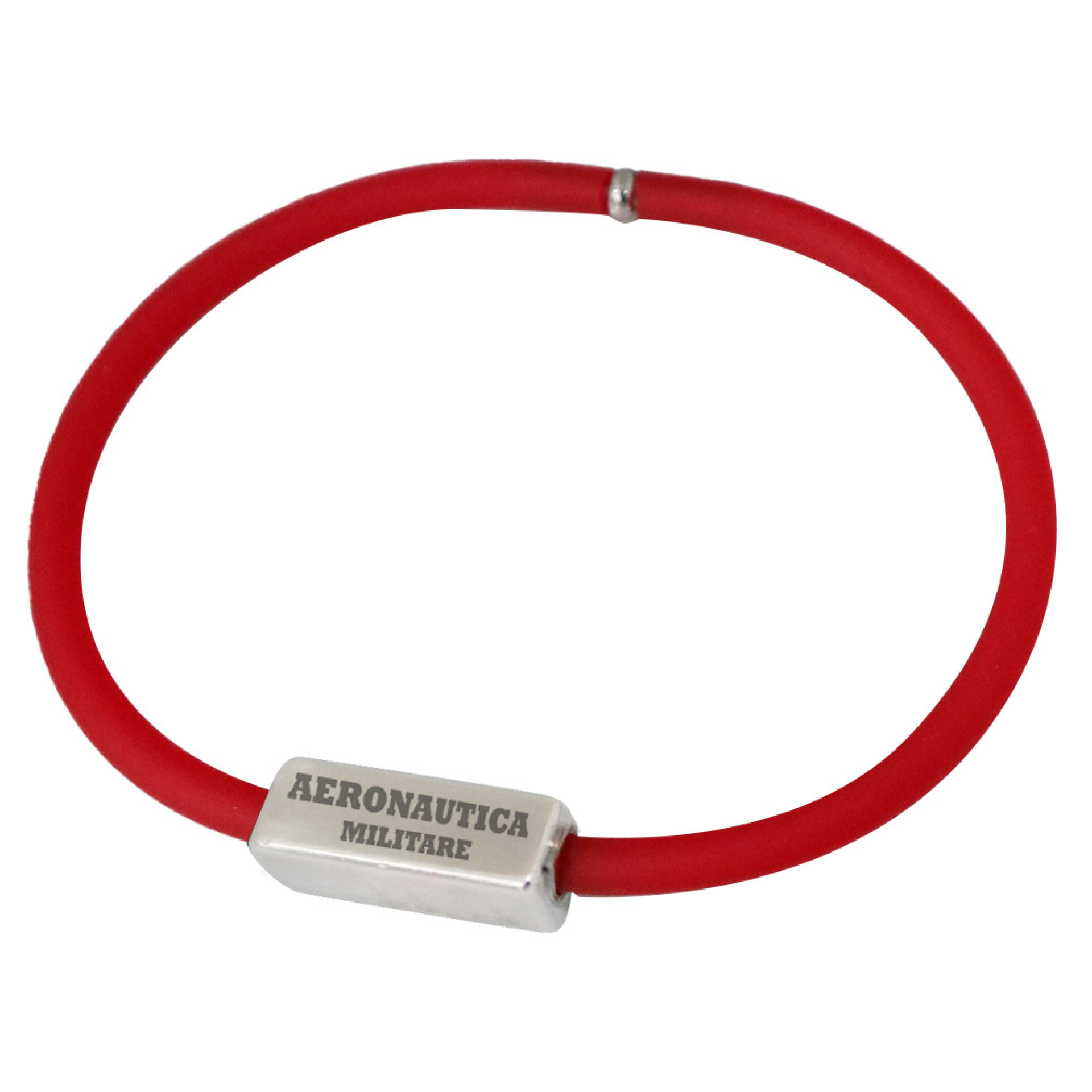 BRACCIALETTO IN SILICONE ROSSO