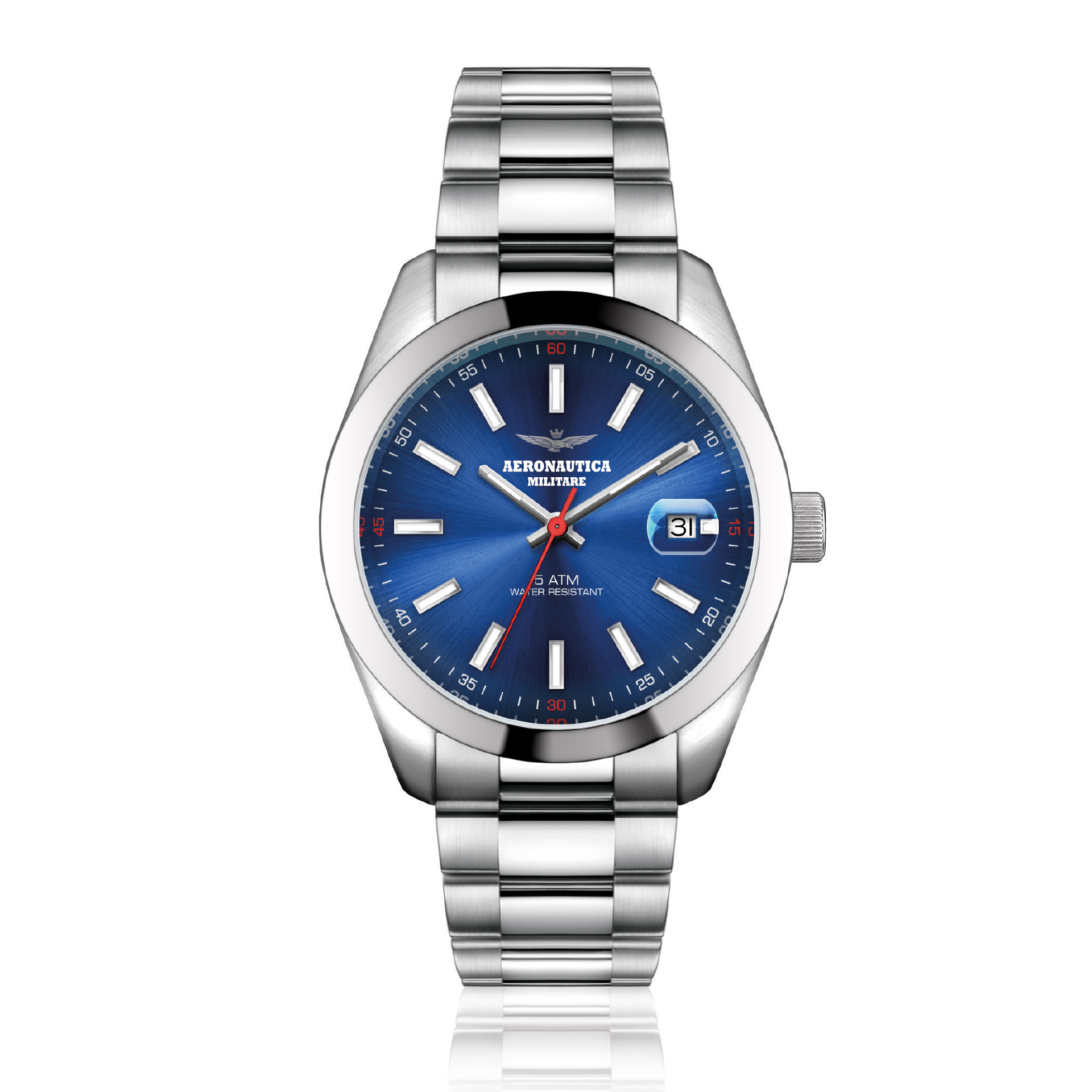 OROLOGIO CON CASSA IN ACCIAIO 39 MM MOVIMENTO 2115 MIYOTA