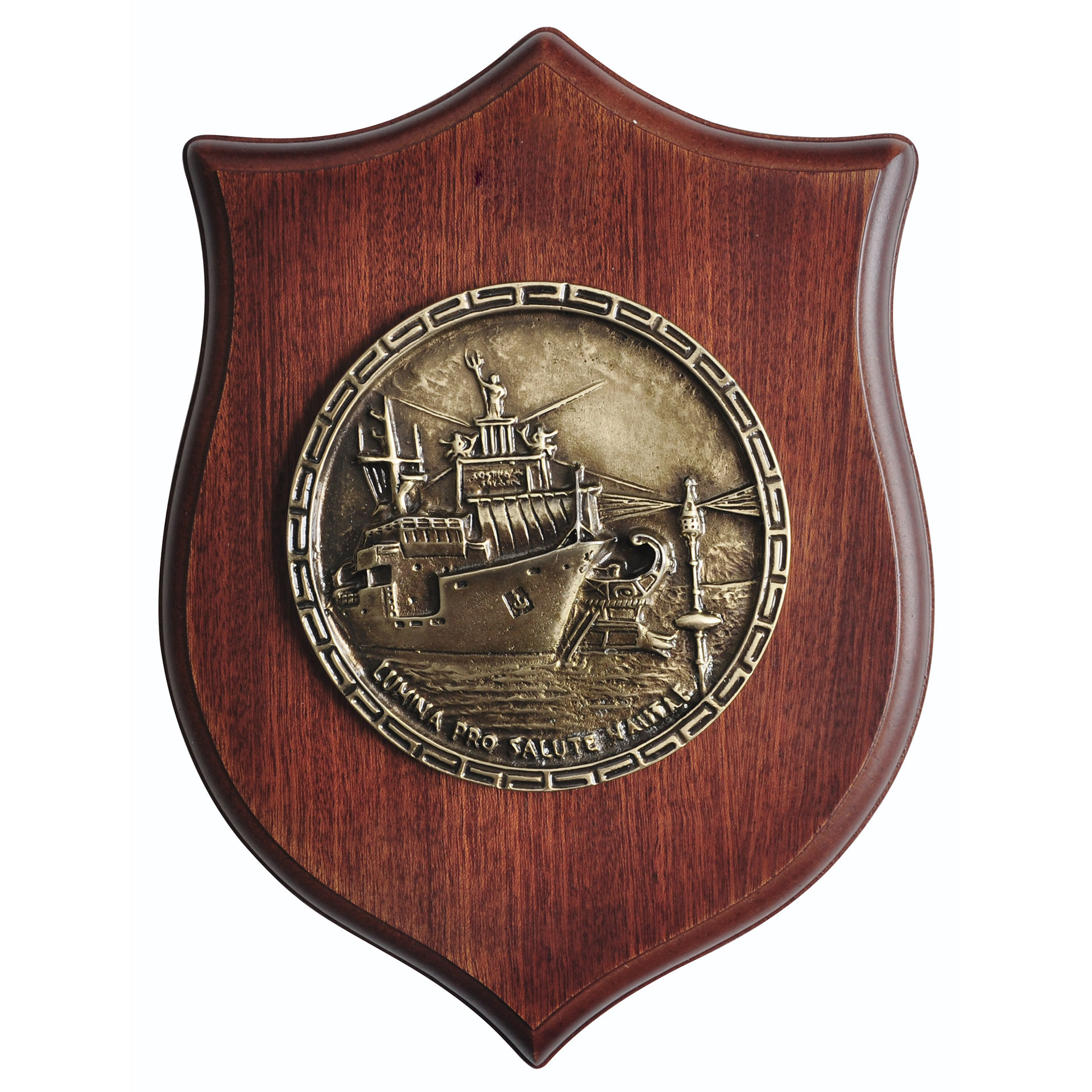 CREST IN METALLO M.M. NAVE LEVANZO