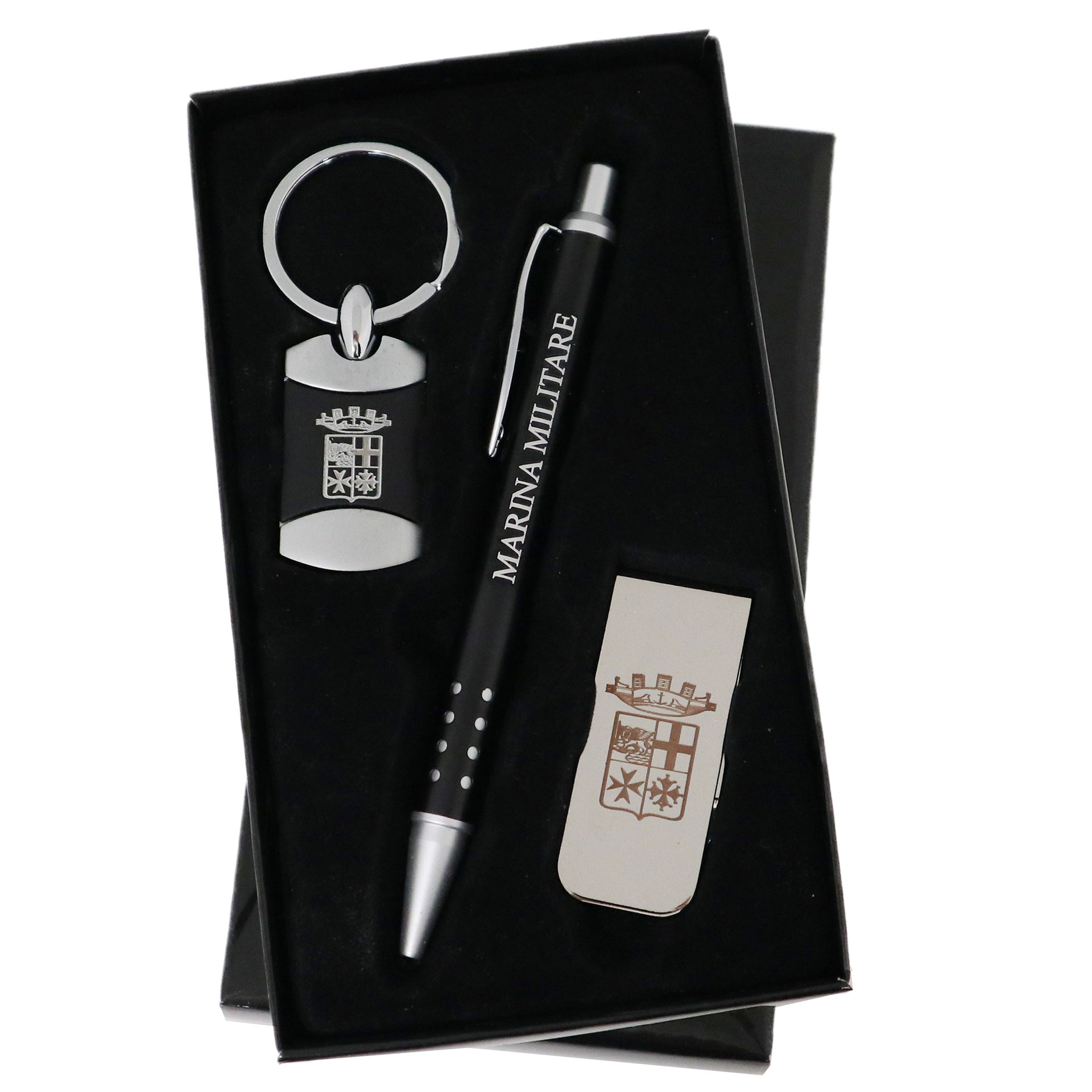 SET PENNA, PORTACHIAVI E FERMASOLDI M.M.