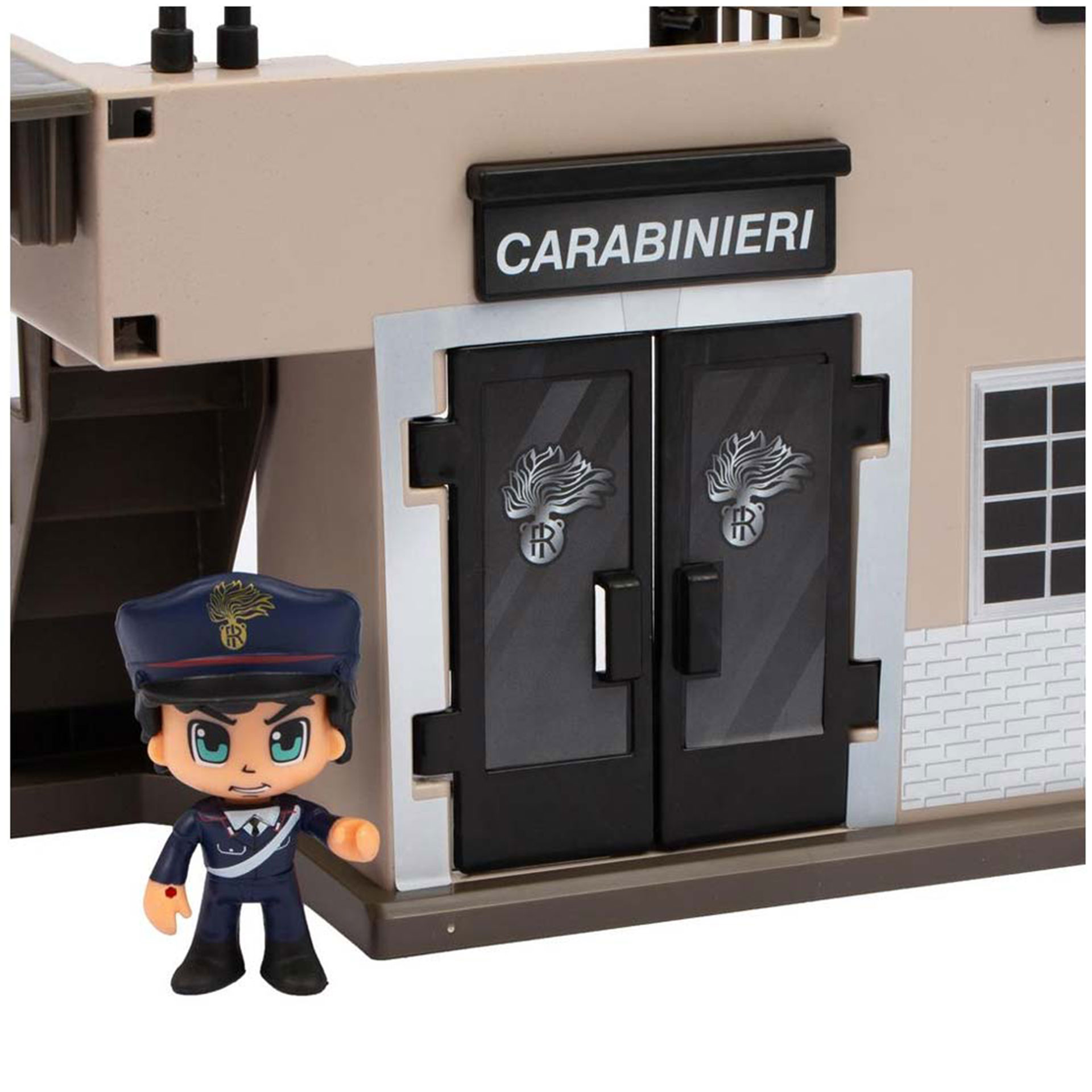 STAZIONE OPERATIVA CON PERSONAGGIO CARABINIERI