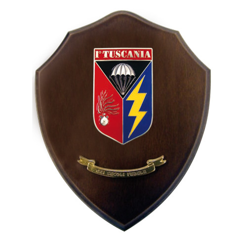 CREST MEDIO CARABINIERI 1? TUSCANIA MIS CM 15,5X12,5