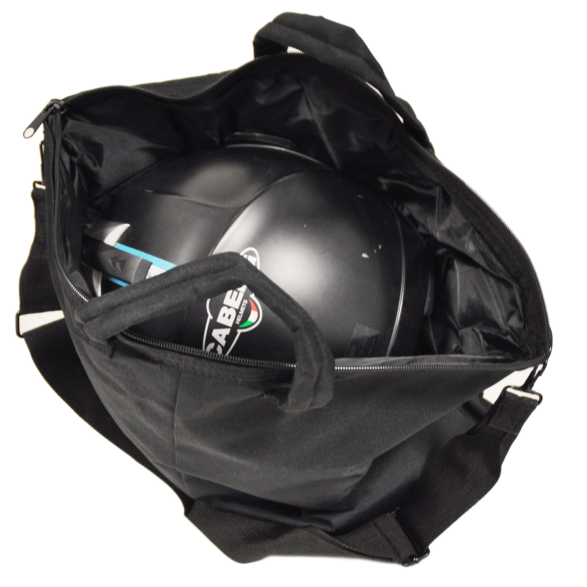 BORSA PORTACASCO NERA CON LOGO RICAMATO CARABINIERI