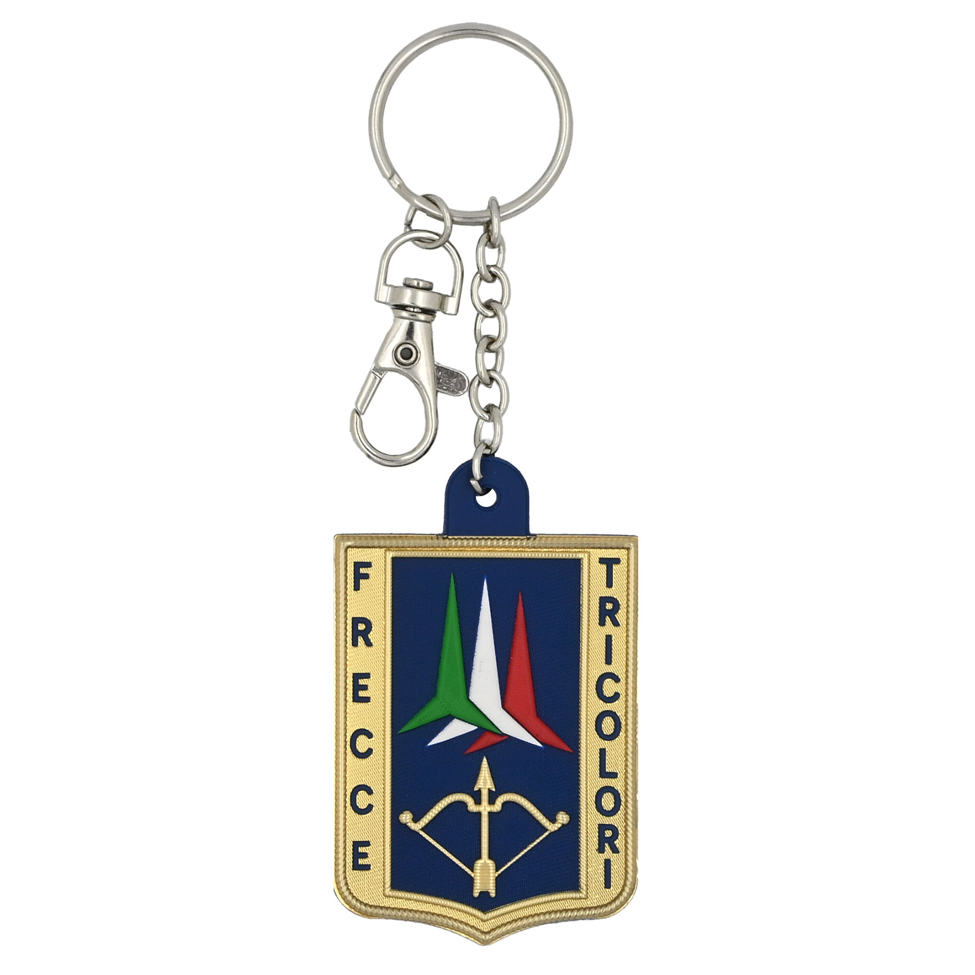 PORTACHIAVI F.T. IN TPU CON LOGO 3D A RILIEVO GANCIO AD ANELLO