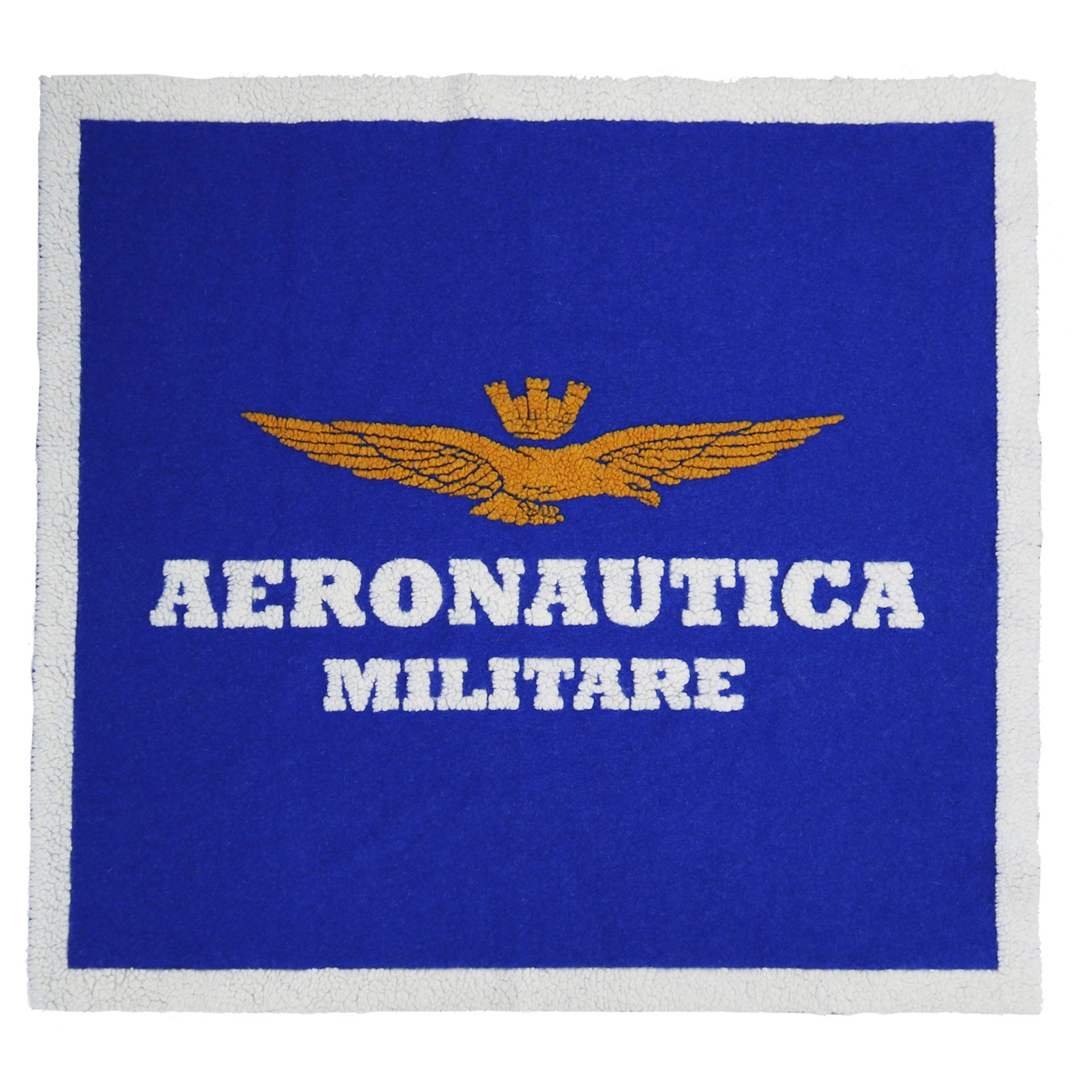 PLAID STANDARD CON LOGO E BORDO A RILIEVO