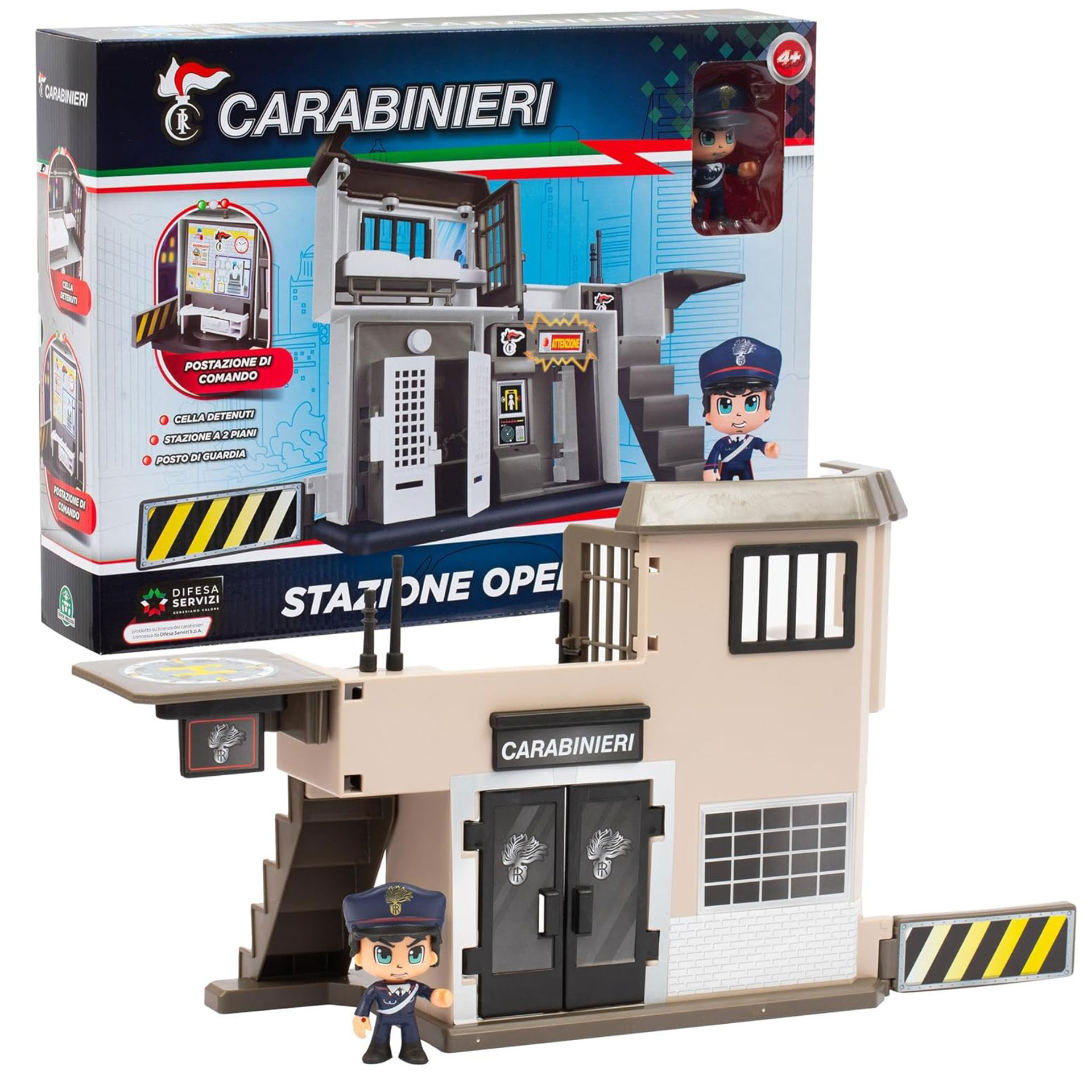 STAZIONE OPERATIVA CON PERSONAGGIO CARABINIERI