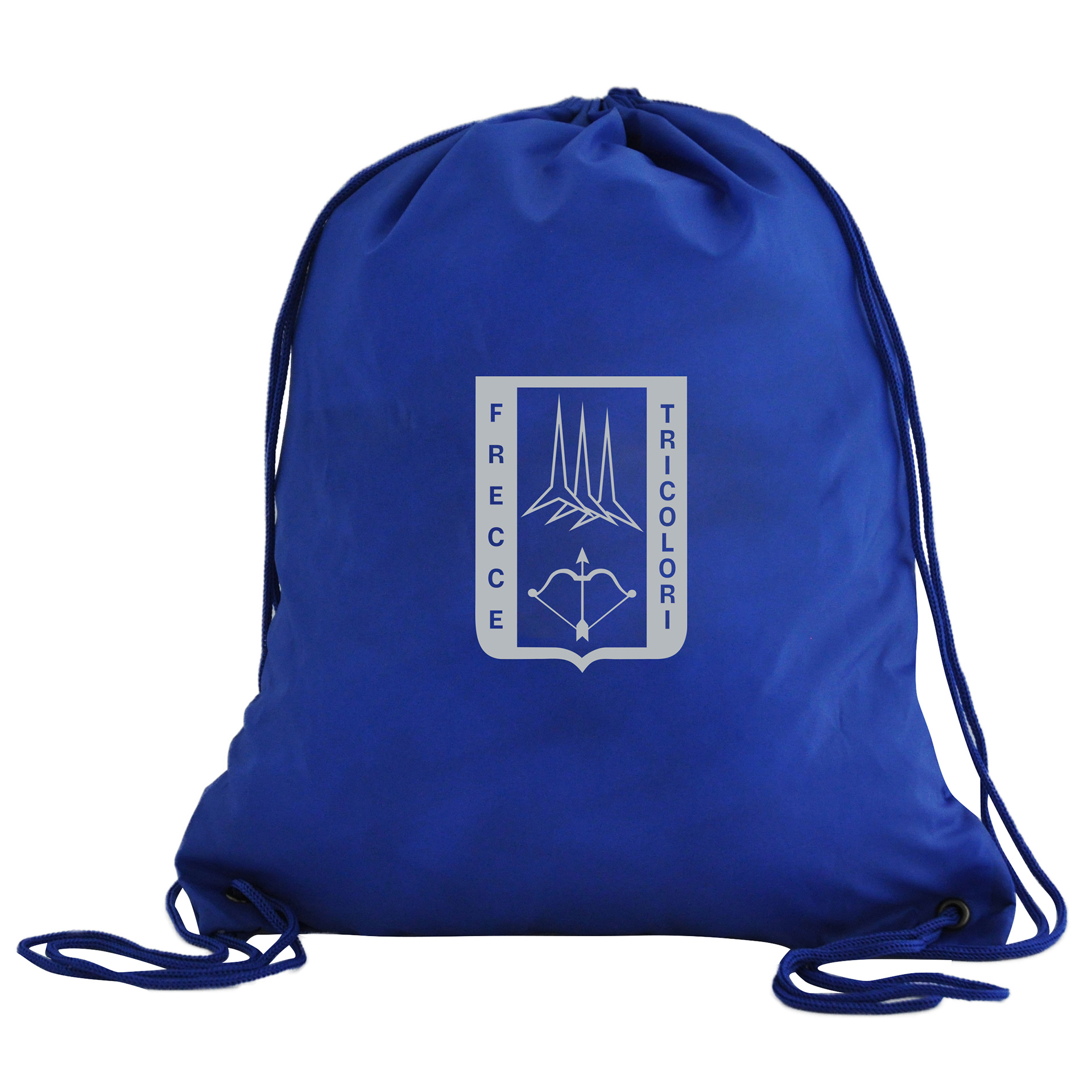 ZAINO A SACCA BLU ROYAL F.T. IN POLIESTERE 170D , STAMPA MONO COLORE, DI