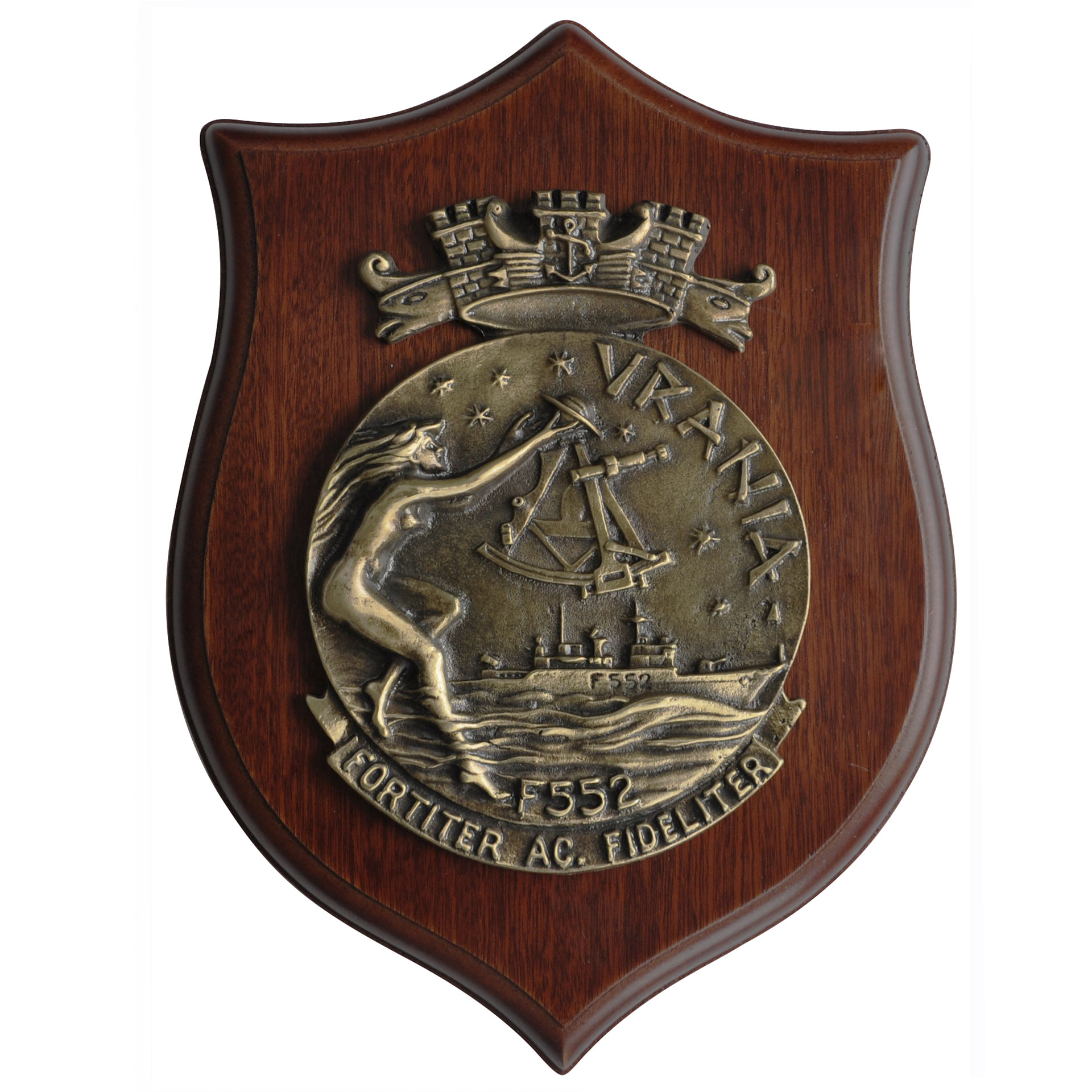 CREST IN METALLO M.M. NAVE URANIA