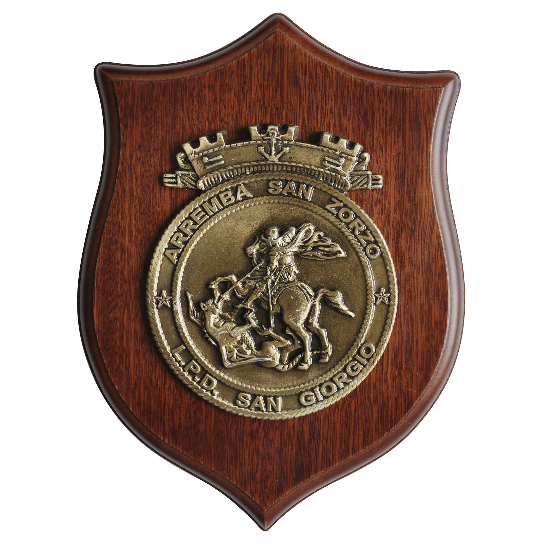 CREST IN METALLO M.M. L.P.D. SAN GIORGIO