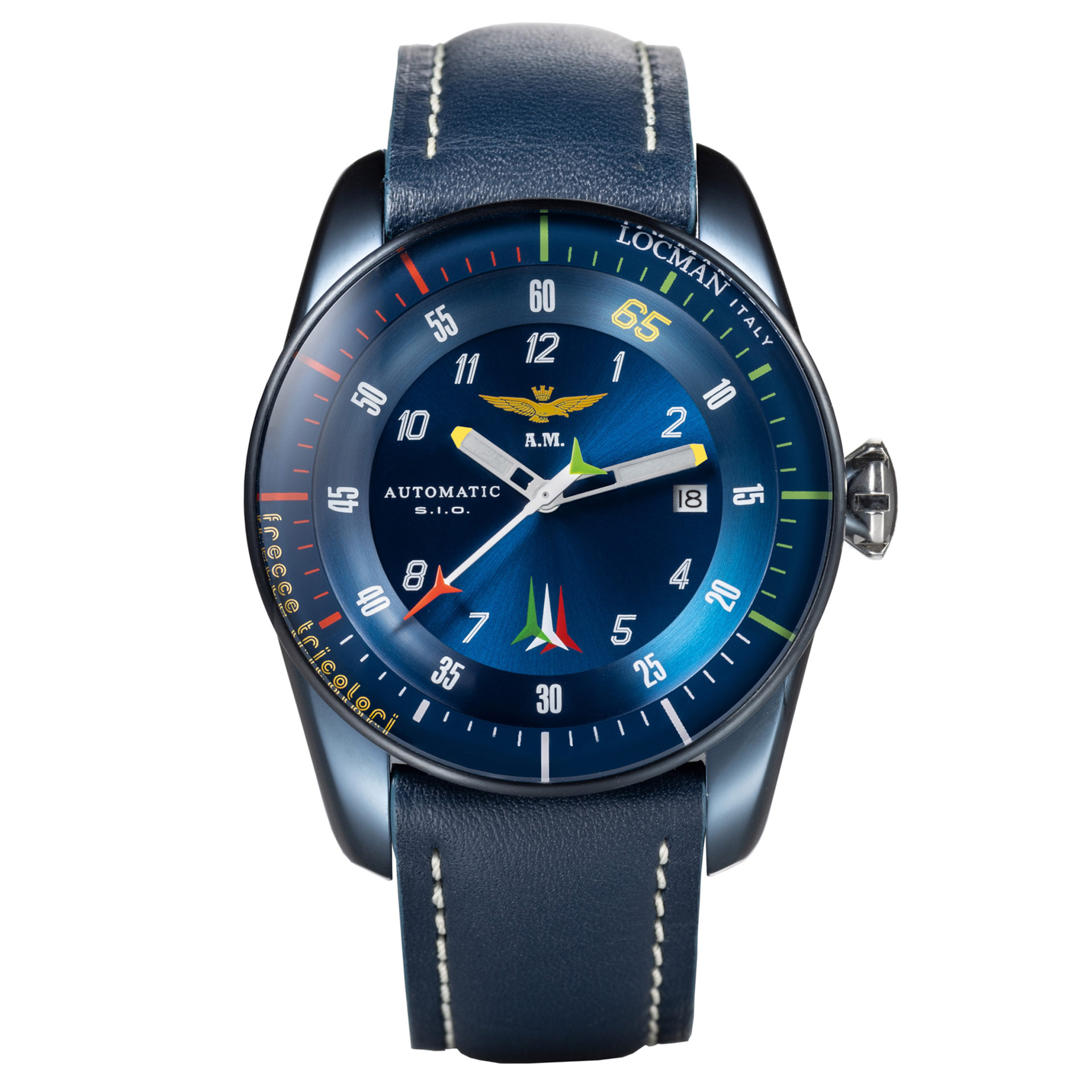 AVIATORE AUTO FRECCE TRICOLORI PVD BL