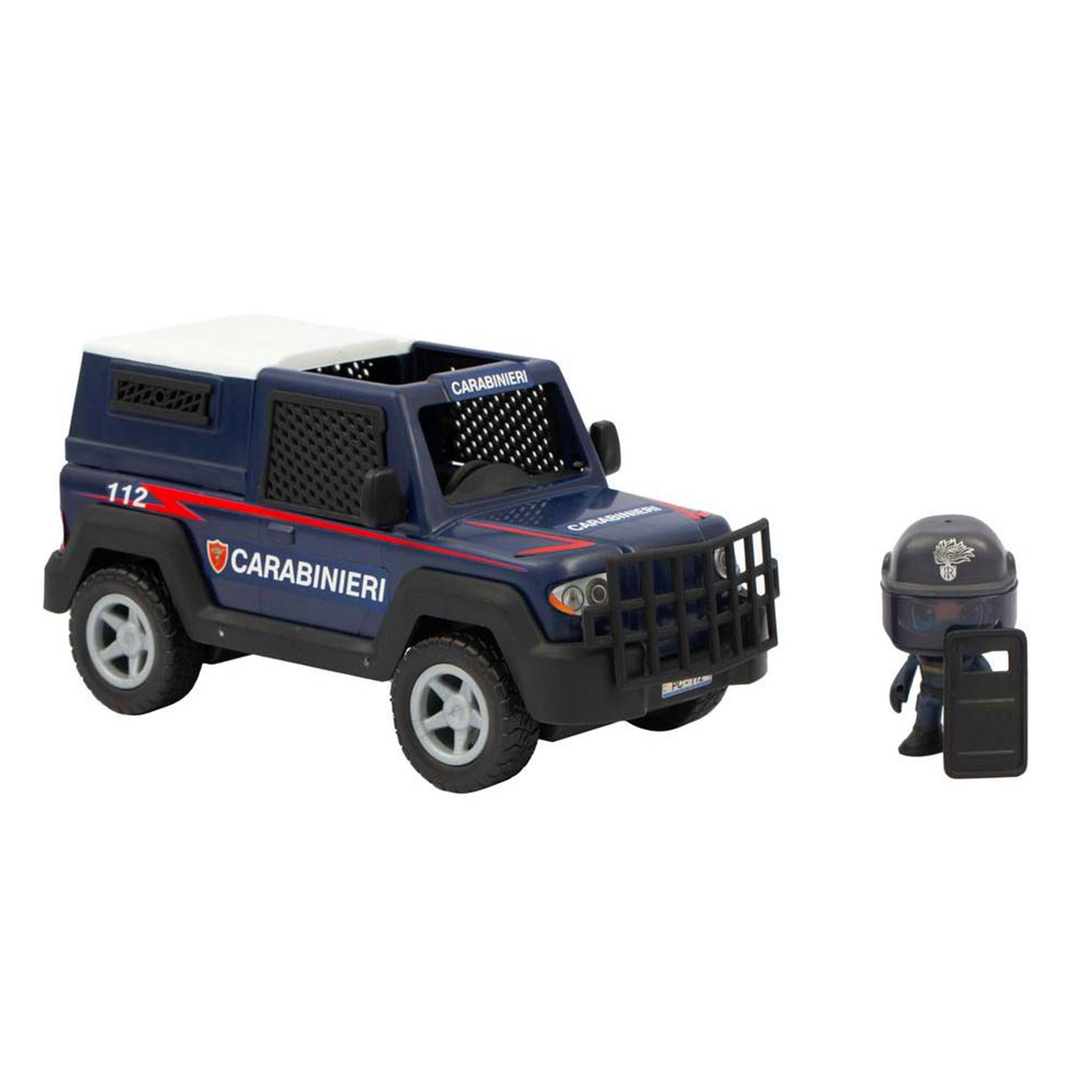 JEEP CON PERSONAGGIO CARABINIERI