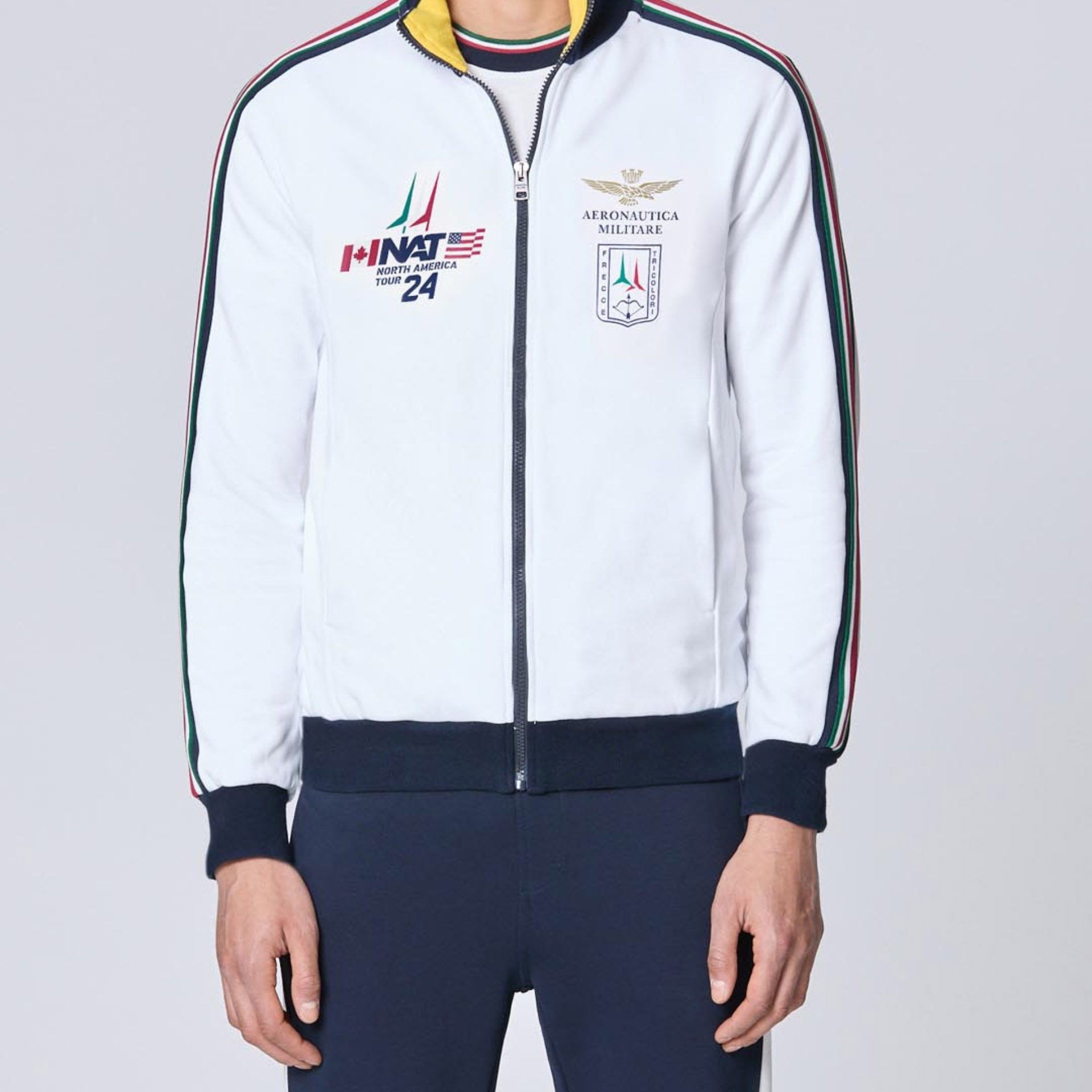 FELPA FULLZIP OFF WHITE