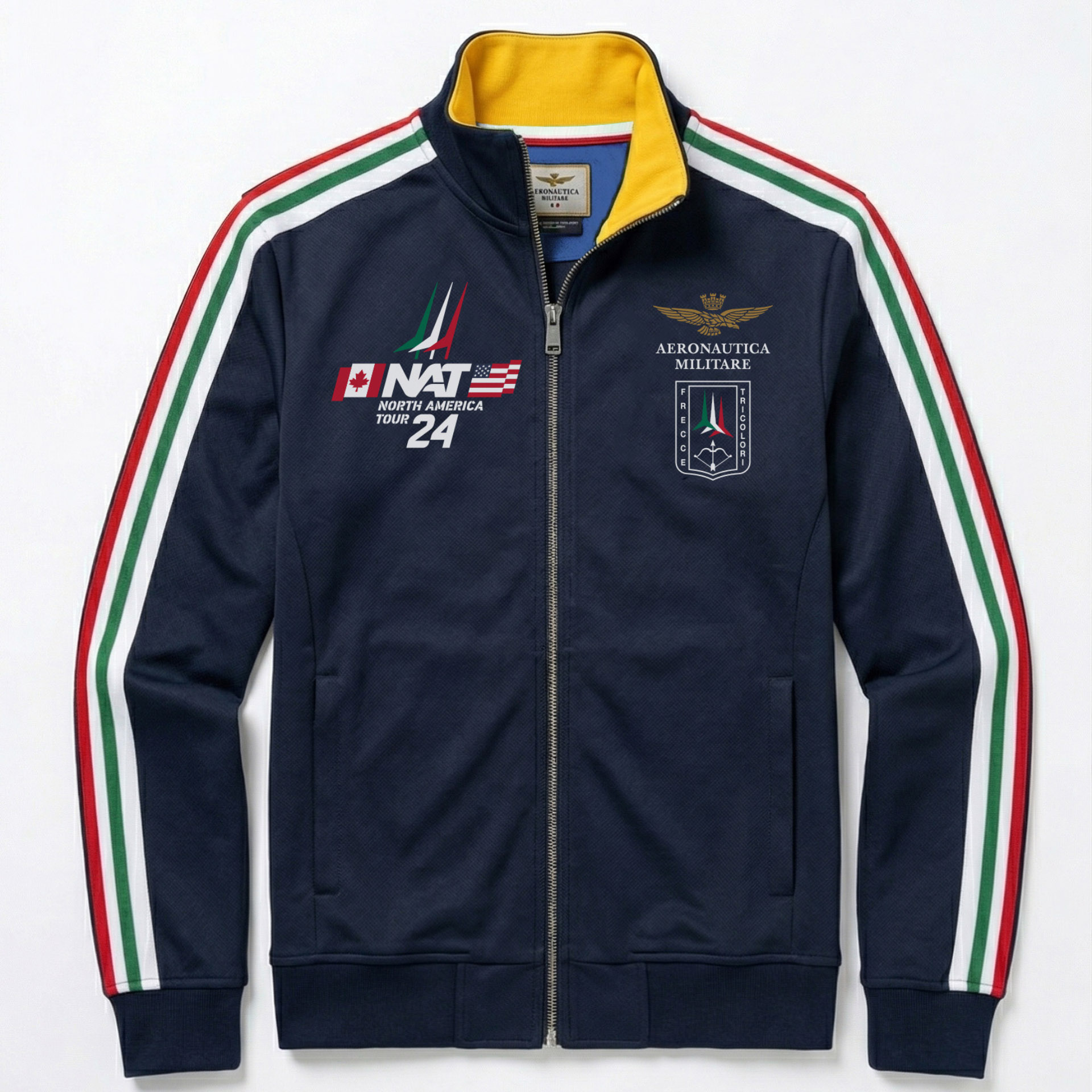 FELPA FULLZIP BLU NAVY