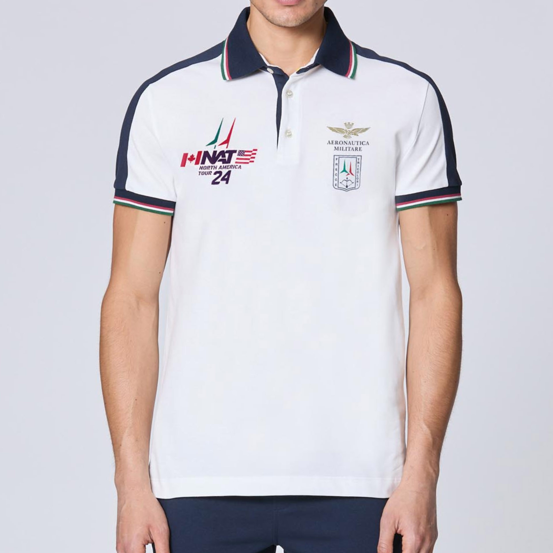 POLO A MANICA CORTA OFF WHITE