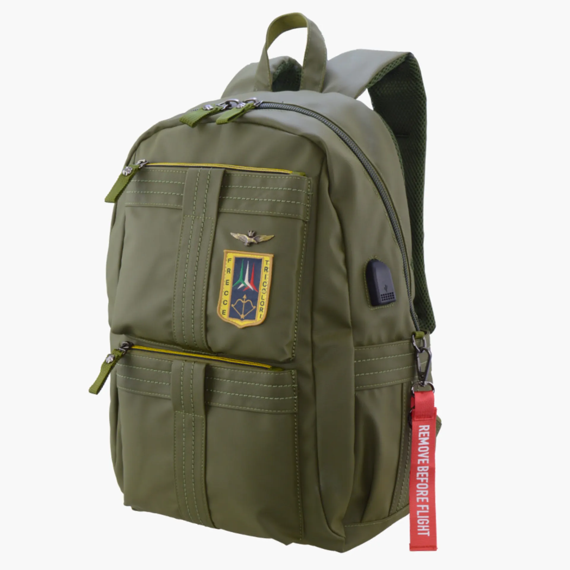 ZAINO TECNICO PORTA PC FRECCE VERDE 31X45X18