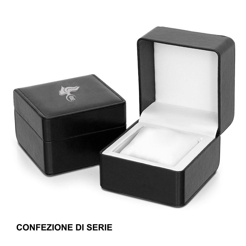 OROLOGIO CRONOGRAFO QUADRANTE BIANCO FIAMMA CC CINTURINO GOMMA