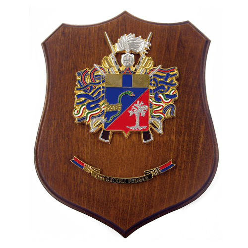 CREST VECCHIO STEMMA ARALDICO ANNO 1977 CARABINIERI MIS CM 22,5X17,5