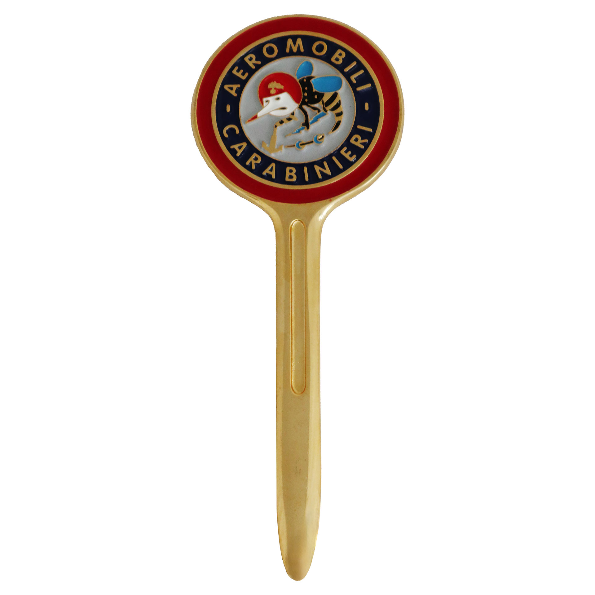 TAGLIACARTE PALETTA AEROMOBILI CARABINIERI IN SCATOLINA BIANCA